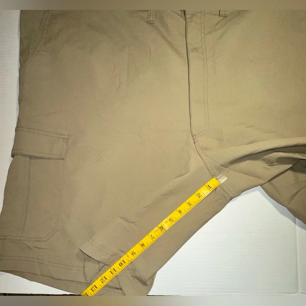 Lee Shorts Tan Beige Cargo Lightweight Packable Pockets Hiking Big & Tall Men 56